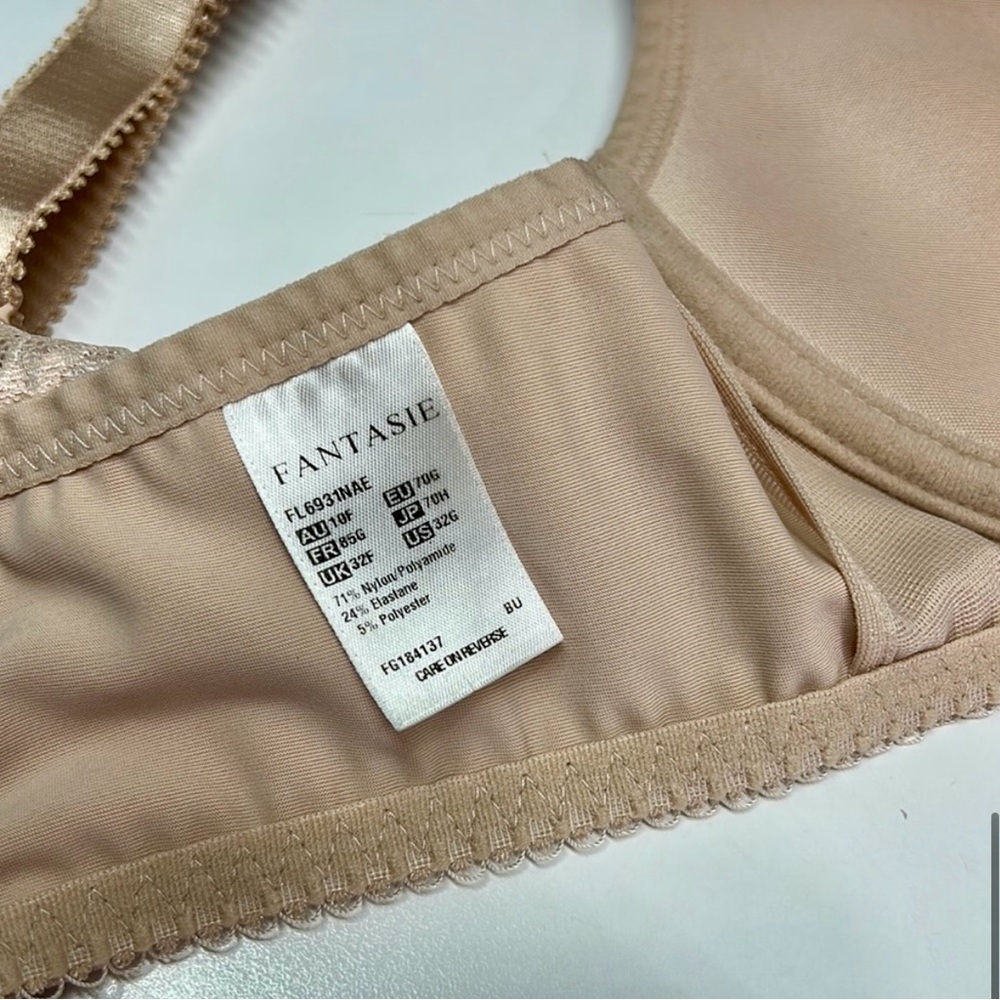 Fantasie Aubree UW Moulded Spacer Bra Size 32G in Natural Beige FL6931NAE - Picture 6 of 6